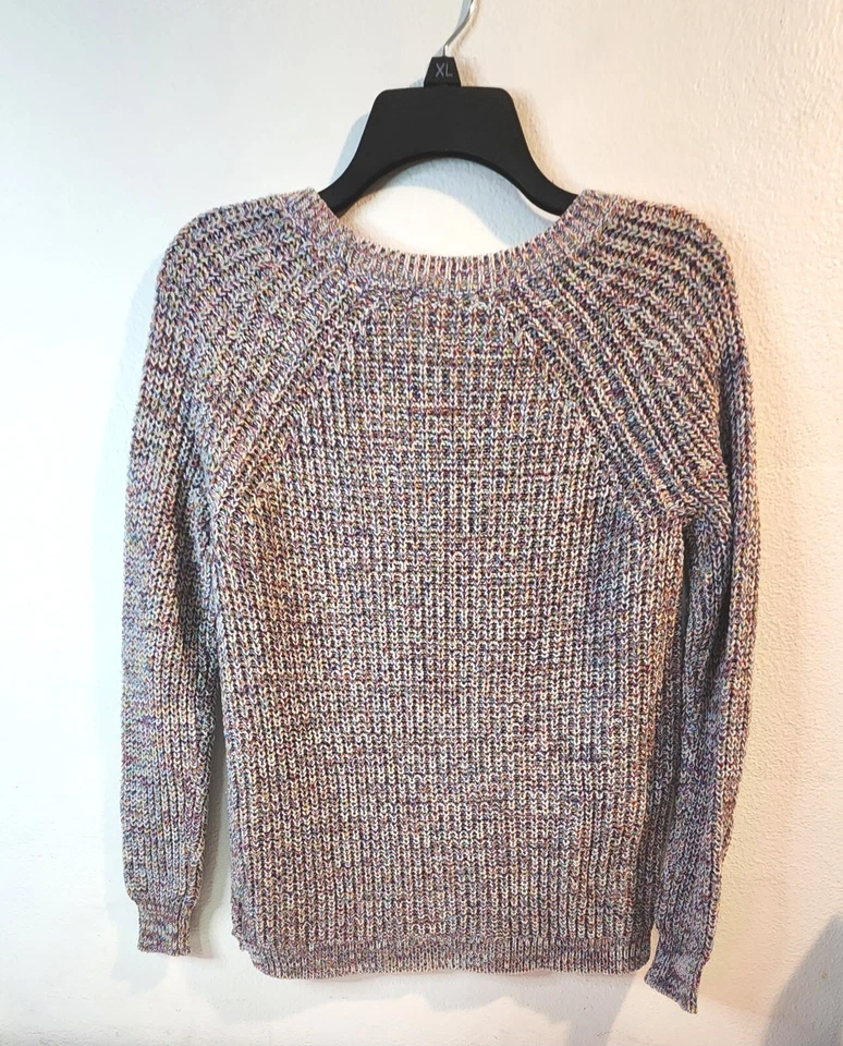 Suéter Faded Glory Niñas Talla M-(8-10) Rosa Beige Azul, Colores Mezclados Foto 2 de 4