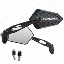 SPECCHIETTI STREET CARBON LOOK LOGO ARGENTO YAMAHA TENERE 600 660