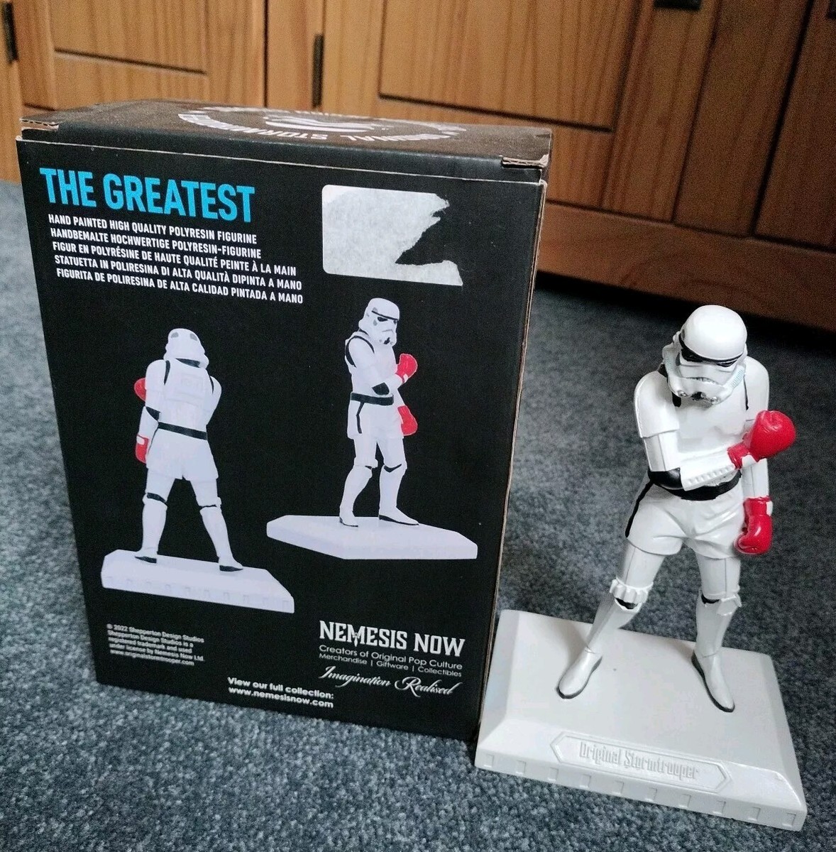 Nemesis Now Stormtrooper Boxer Figurine - 18cm Resin Collectible Statue