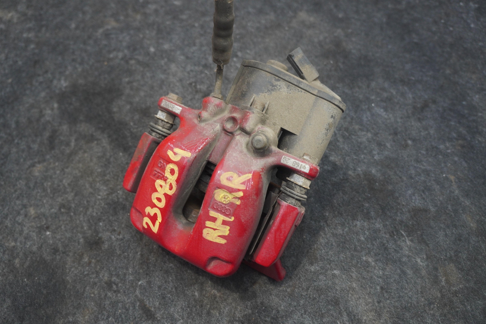 Rear Right Brake Caliper & Bracket Red OEM Bentley Continental GTC Speed 2016