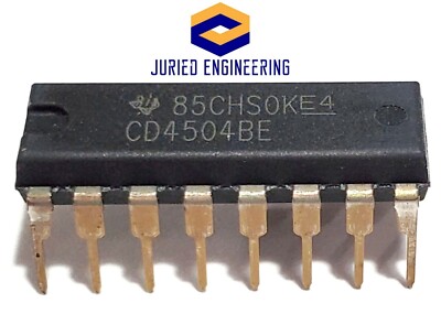 10PCS CD4504BE CD4504 CMOS Hex Voltage-Level Shifter - New IC