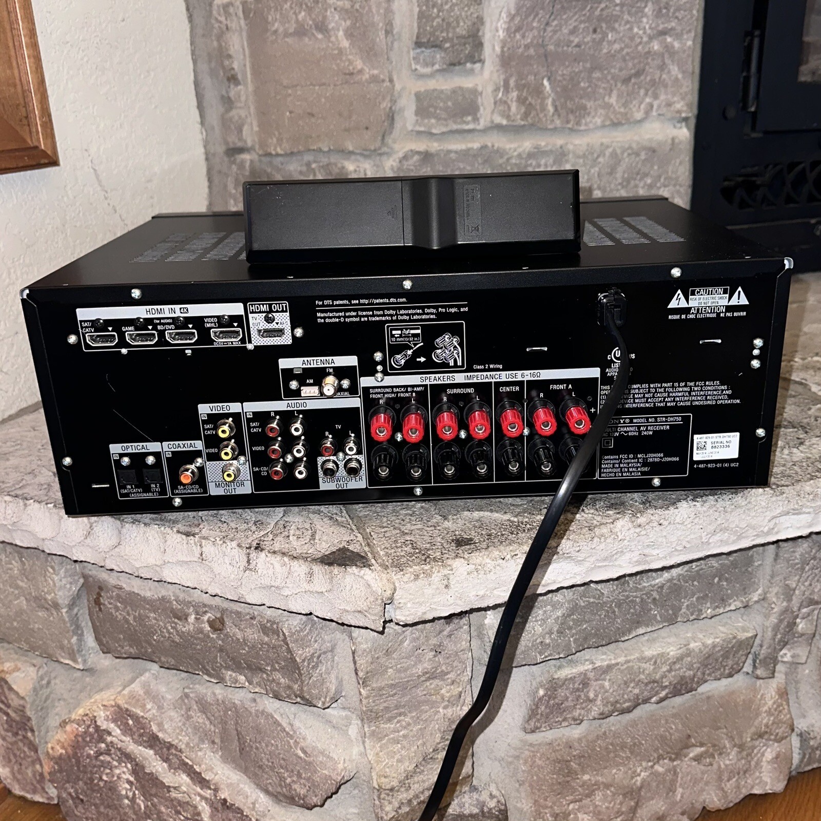 Mint Tested Sony STRDH750 7.2Ch AV Receiver HDMI 4K Bluetooth Stereo Bundle eBay