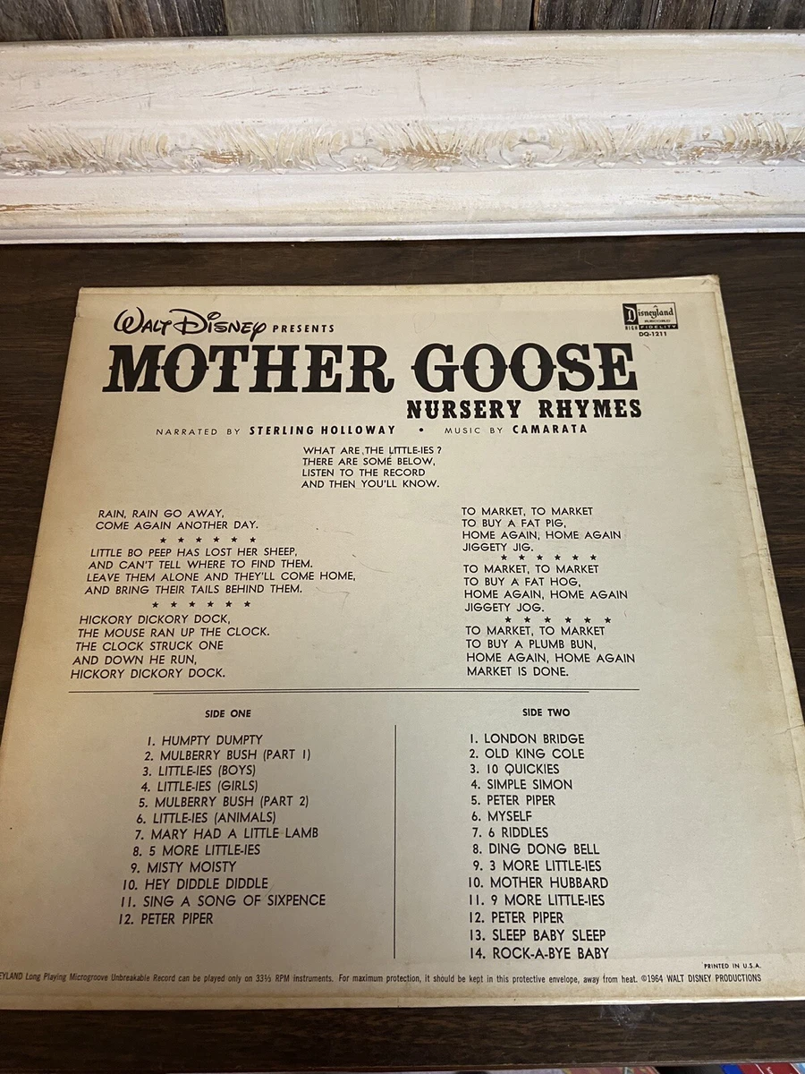One, Two, Three, Four, Five (girl) – Nursery Rhymes - Mother Goose