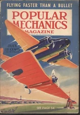 1941 Popular Mechanics Magazine: Flying Faster Than a Bullet/Ben Hogan Back Ad