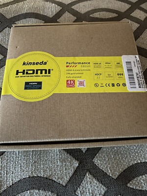 Kinseda 4K HDMI Cable, HDMI 2.0 10ft
