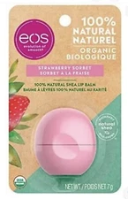 2 pack- EOS LIP BALM STRAWBERY SORBET