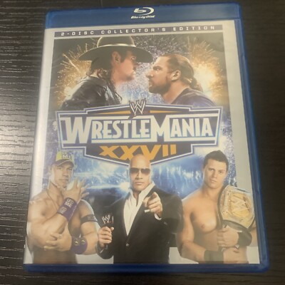 WWE: WrestleMania XXVII 27 (Blu-ray Disc, 2011, 2-Disc Set