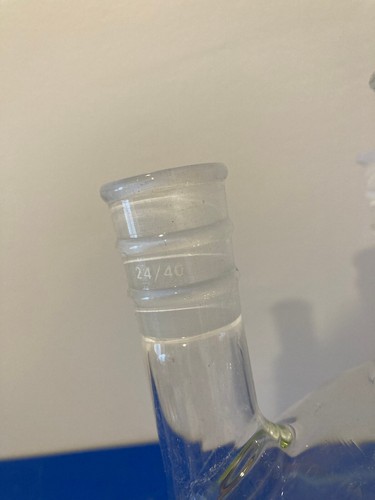 14981 Ace Glass 5000ml round bottom flask 5- neck 24/40 outsides & 45/50 center - Picture 2 of 5