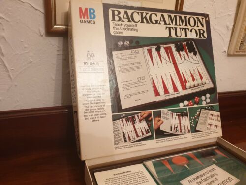 ⭐ Vintage BACKGAMMON TUTOR MB Games 1975 Retro 70's Nostalgia Toys - COMPLETE ⭐ - Picture 2 of 5