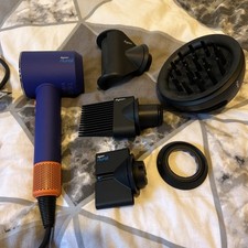 Dyson Supersonic Nural™ hair dryer in Vinca blue patina and topaz