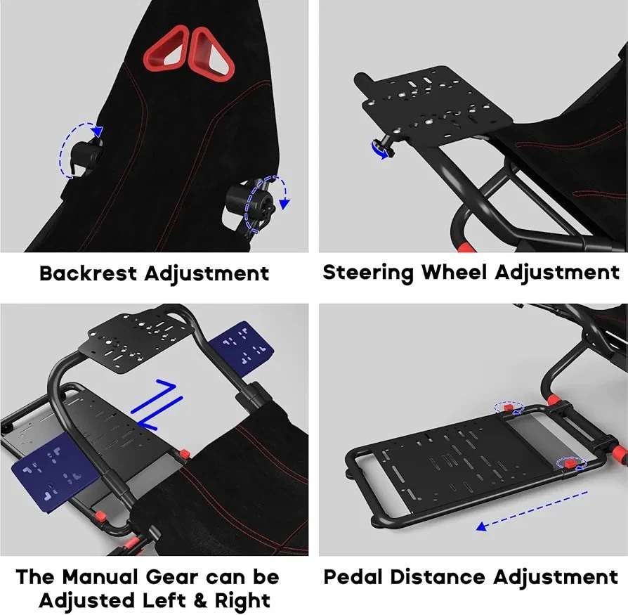 diwangus uk racing simulator cockpit with seat - Image 3 of 4