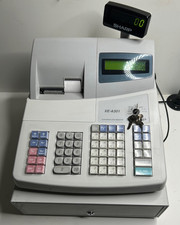 Sharp XE-A301 Retail Cash Register Till Twin Receipts Both Keys Included