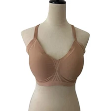 HONEYLOVE Wireless Silhouette Bra  Sand Size 2X  42C 42D Comfort Convertible
