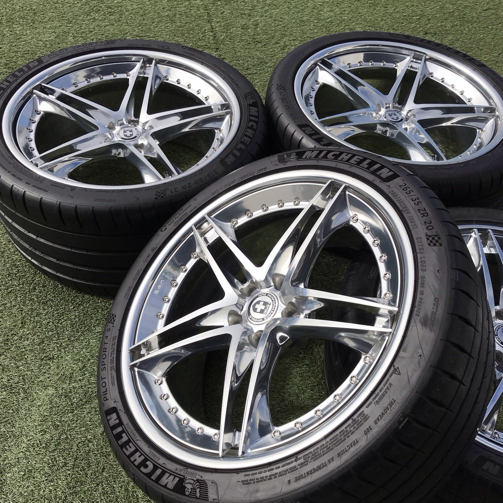 20 21 HRE FERRARI RIMS TIRES CALIFORNIA T 3PC RIMS WHEELS