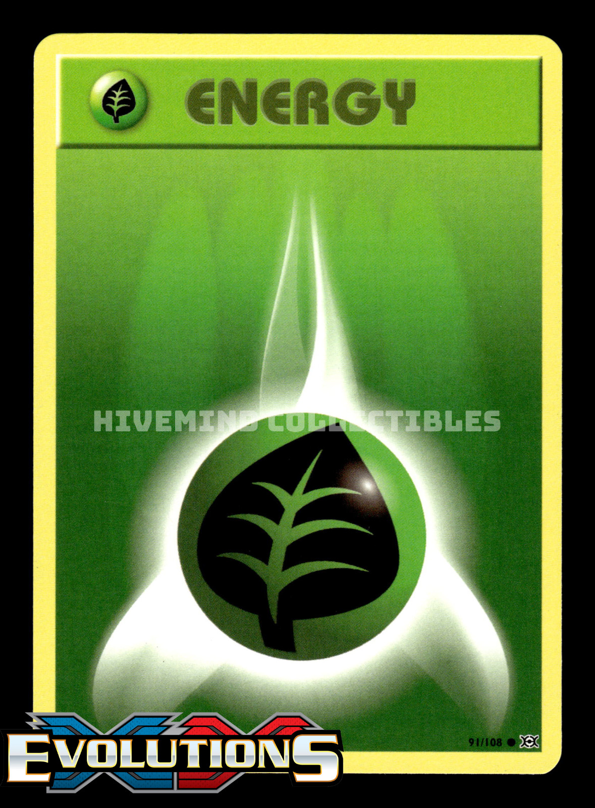 Grass Energy 91/108 XY Evolutions Non Holo Pokemon Card