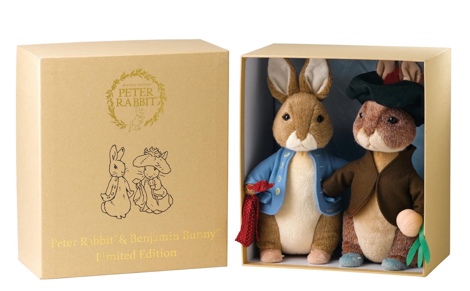 Peter Rabbit & Benjamin Bunny Limited Edition Plush