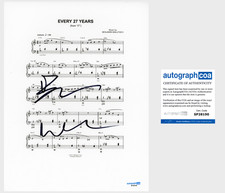 Benjamin Wallfisch ‘It’ Composer Signed Score Sheet Music ACOA