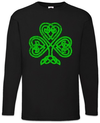 Shamrock Irish Knot I Langarm T-Shirt Cloverleaf Irland Ireland Kleeblatt Irish