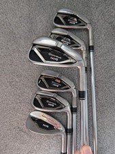 TaylorMade M4 Irons 5-9+SW Regular Flex R85 KBS Steel Shafts *New Grips*