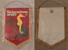 GAGLIARDETTO SALERNITANA ANNI 80 CALCIO PENNANT VINTAGE