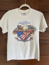 Proud To Be American Vintage t-shirt Hanes Shirt Small Unisex Adult