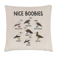 Gift Base Kissenbezug Natur 40 X 40 Cm Polyester Leinenoptik ReißVerschluss