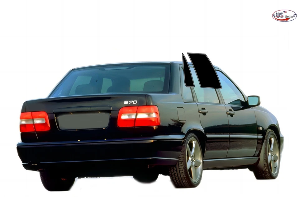 Kit de película de tinte de ventana de 2 capas precortada personalizada computarizada para Volvo S70 1998-2000 Foto 3 de 4
