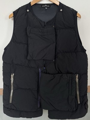 Stone Island Shadow Project Scarabeo Naslan Light Down Vest Weste L reflective