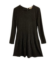 Michael Kors Dress Women’s Large Black & Gold Metallic Sparkle Party Dress