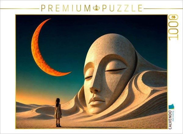 Calvendo Puzzle The Face Of The Night | 1000 Pieces, Finished Size 25.2 × 18.9 I-image