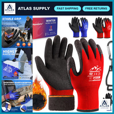 Winter Work Gloves 2 1 Pairs, Thermal Insulated Freezer Gloves for Men  Women