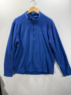Kathmandu Altica 100 Fleece Pullover XL Blue 1/4 Zip Polyester Lightweight Mens