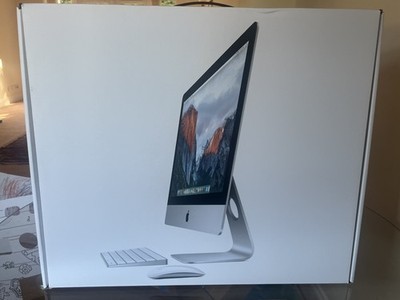 Apple iMac 21,5 Zoll (1 TB HDD, Intel Core i5, 1,6 GHz, 8 GB RAM) All-in-One   silber  