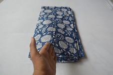 NO TARRIF CHARGES 100   100 Cotton Floral Print Hand Print 7 Yard fabric ZK-8 