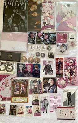 TRIGGER IDOLiSH7 VALIANT Set Acrylic Keychain Clear Files Light Stick