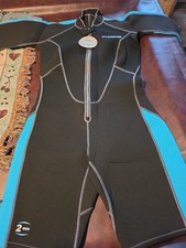 Cressi Lido 2mm Womens Short Front Zip Wetsuit Aqua LV4550 XXL/6 NWT