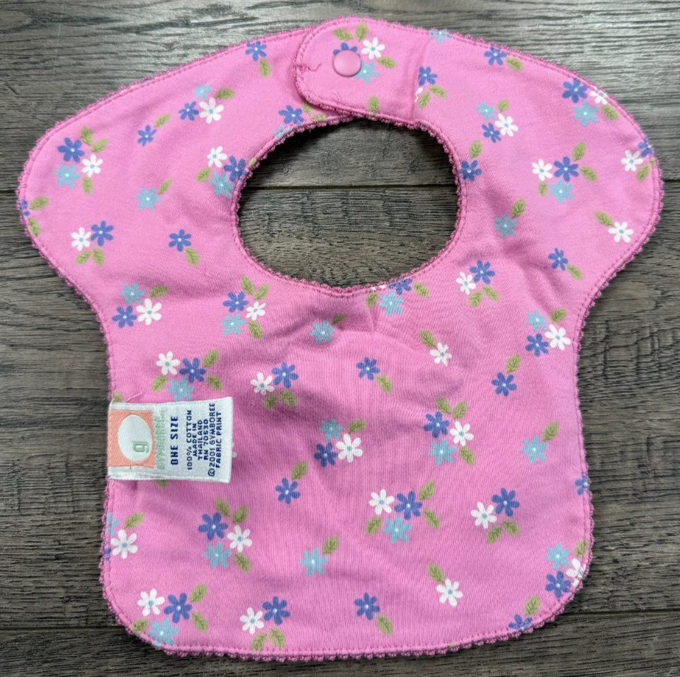 Baby Girl Vintage Gymboree Fun Florals Bib - Image 2 of 2