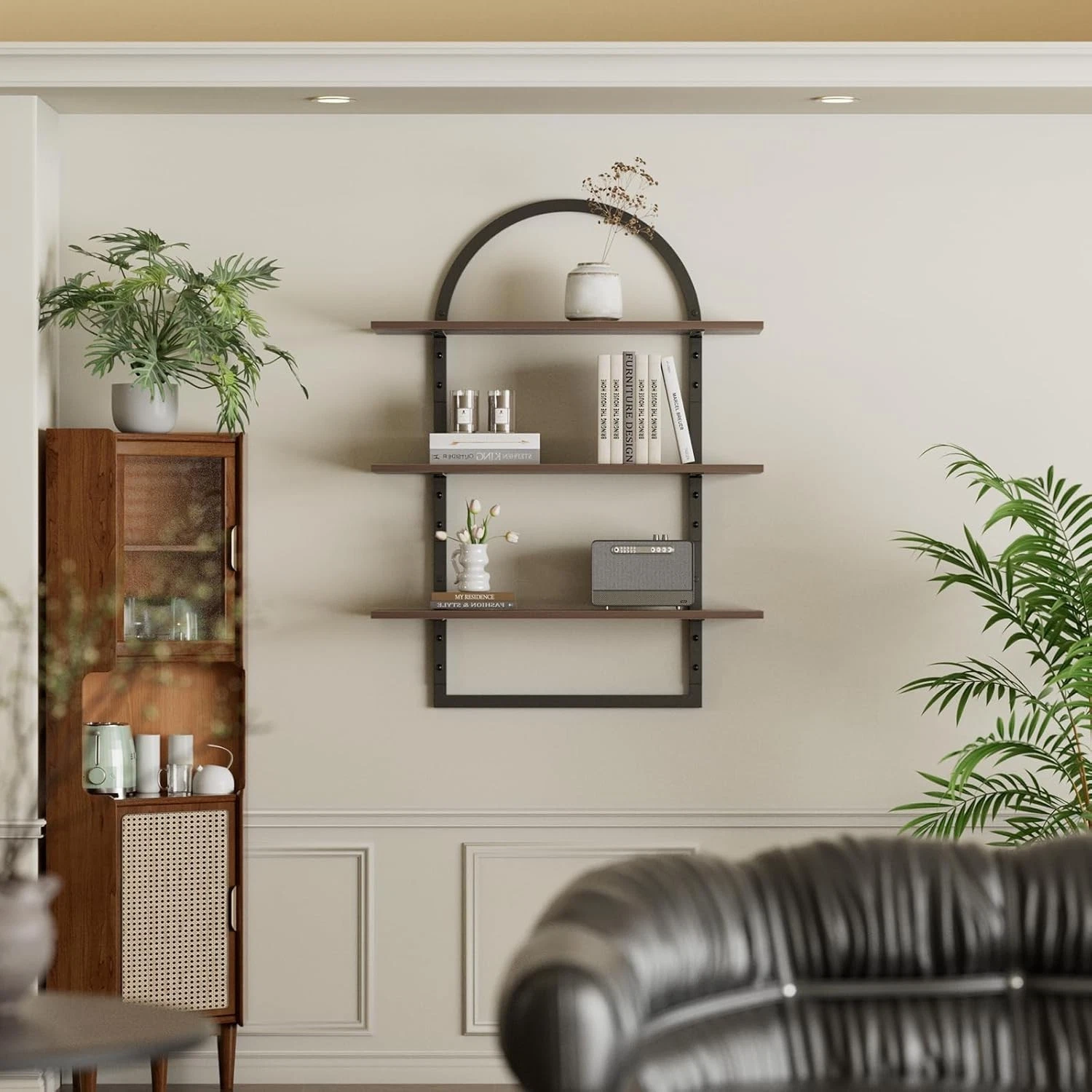 Floating Shelf Wall 3 Tier 24"x 31.5" Shelves Room Wall Bathroom Bedroom Toilet