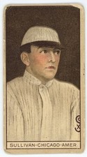 1912 T207 Brown Background WILLIAM SULLIVAN Chicago White Sox RECRUIT