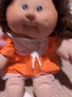Cabbagepatch Kids 1980s Vintage Brunette Doll with Brown Eyes And Dimple