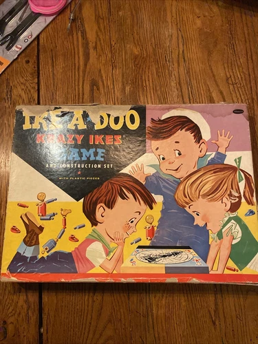 Ike A Doo Krazy Ikes game & construction set 1957 Whitman  Complete