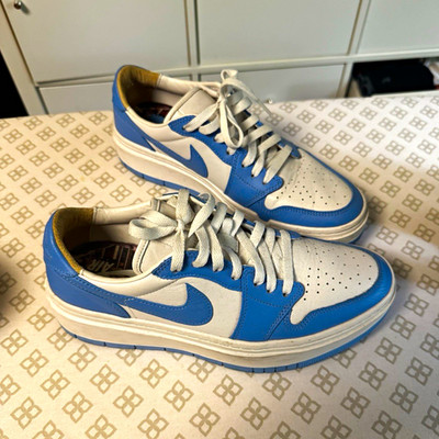 Nike Dunk Low Low Top Sneaker Herren EU 42 Blau Weiß Schnürung