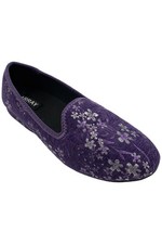 ARRAY Womens Mabel Flats Dark Purple/Floral