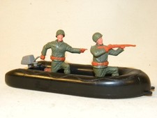 TIMPO TOYS SOLDIER FIGURINE SOLDAT AMERICAINS US WW2 ASSAUT BATEAU ZODIAC BOAT