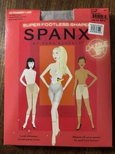 Spanx By Sara Blakely Footless Bodyshaping Pantyhose Nude 1 Control Top Size B