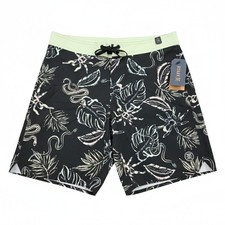 Roark The Passage Tropakill Boardshorts Mens 30 Black Tarantula Swim Trunks NWT