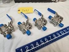 Ball Valve, Burkert 3/4" 1000 WOG, Stainless, CF8M 98125092 Liquid SLIP ON 1 Pc