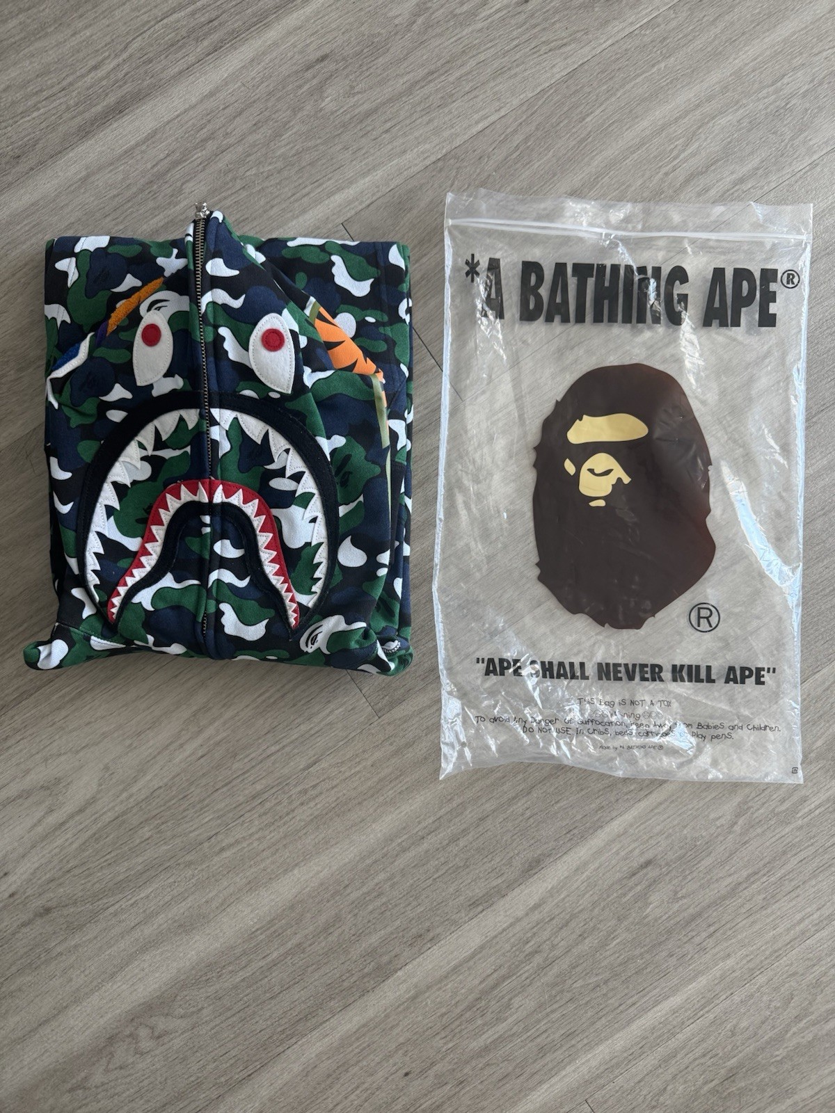 Bape Shinjuku Separate shark full zip image 2