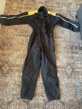 BMW MOTORRAD Mens Black Overall Suit Size XL