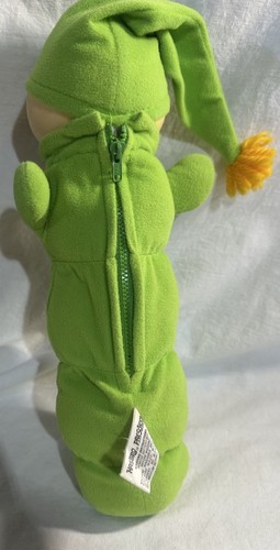 Vintage GREEN GLO WORM Plush Toy 1982 Original TESTED Lights Up WORKS - Picture 5 of 10
